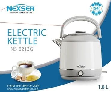 Qəhvə maşınları: Elektrik çaydan 1.6 - 2 l, Yeni, Ödənişli çatdırılma — 1