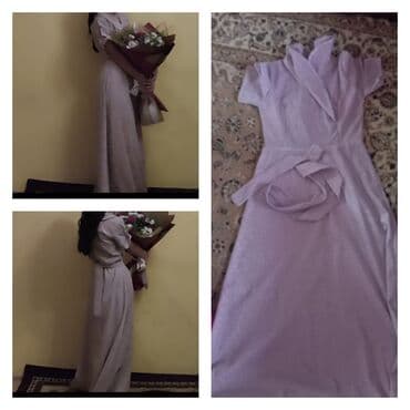 qol saat: Məhsul: Zərif uzun don - Rəng: Açıq bənövşəyi/lilac, incə parıltılı — 1