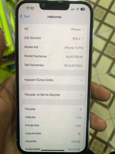 iphone 5 's: IPhone 13 Pro Max, Ağ, Face ID — 5