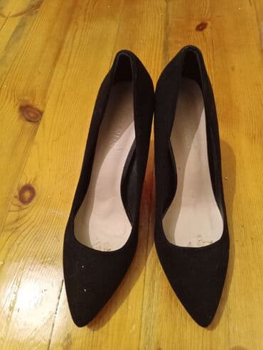 Tuflilər, Ölçü: 40, rəng - Qara, İşlənmiş