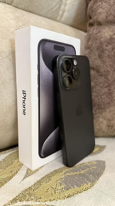 telfolar: IPhone 15 Pro, 128 GB, Qara, Zəmanət — 3