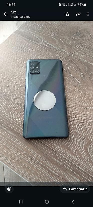 toptan telefon aksesuar: Samsung A 71 yaxşı vəziyyətdə, səliqəli istifadə olunub, heç bir — 3