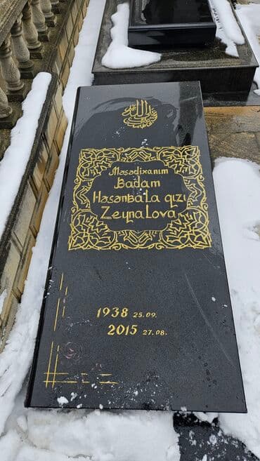 artizan quyularinin qazilmasi: .Xidmətlər. Məzar daşları. Hekəılərin yonulması. Qəbir ətrafı işlərin — 1