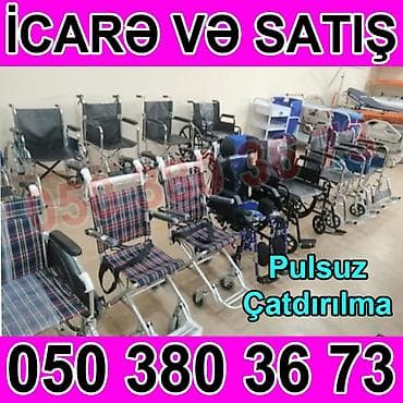 salon icare: Müxtəlif tip əlil arabalarının icarəsi və satışı. Xüsusiyyətlər: - — 1