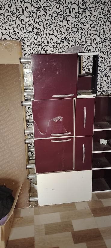 islenmis metbex mebelleri: Mətbəx dolabı dəsti - Material: MDF/laminant lövhə, ön panellər — 1