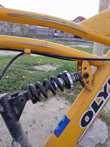 velik 26: OLYMPIA dağ velosipedi - Rəng: sarı - Çərçivə: full-suspension (arxa — 3