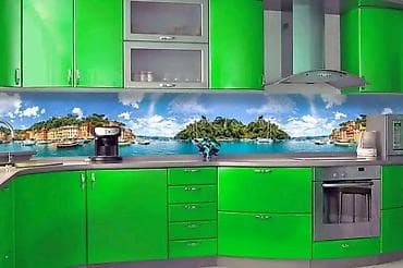 Укладка плитки: Mebellerin Üzlənməsi/ rəssam. - Şkaf-kupe, mətbəx arası (fartuk) — 2