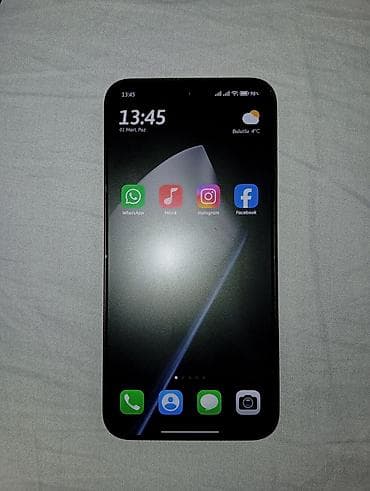 data kart limitsiz: Xiaomi 15 Pro, 512 GB, rəng - Qara, 
 Barmaq izi — 2