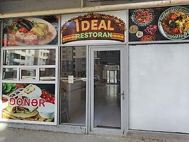 biləcəri kiraye: Hazir biznes satilir - Geniş vitrinli giriş və parlaq fasad: “IDEAL — 3
