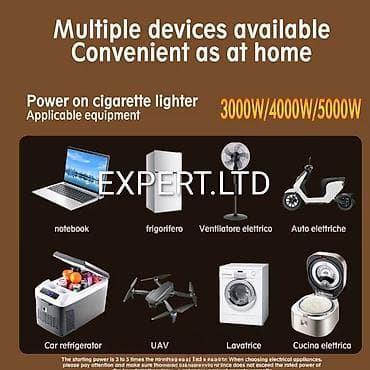 instrumenti: Yeni Inverter, 3000-5000 Vt, 12 - 220 volt, Ünvandan götürmə, Ödənişli çatdırılma, Rayonlara çatdırılma — 4