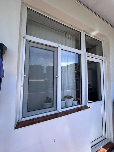 Plastik pəncərə və balkon qapısı komplekti olcu pencerenin eni 1,2