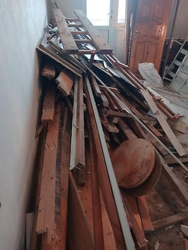 Demontajdan çıxmış tikinti mapulsuzpulsterialları paketi - Taxta — 1