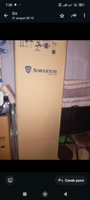 зил москва холодильник: SWIZER Soyuducu - Rəng: metalik boz (inox effekti) - Üst kamera — 1