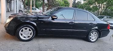 2000 e46 bmw: Mercedes-Benz E-Class (W211) sedan - Kuzov: sedan, qara rəng, klassik — 10
