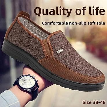 ucuz kurtkalar: Kişi slip-on ayaqqabısı - Model: gündəlik istifadə üçün rahat slip-on — 1