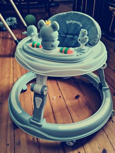 роботы на радиоуправлении: Uşaq gəzdiricisi (Babywalker) - Rəng: boz-ağ gama, yumşaq parça — 2