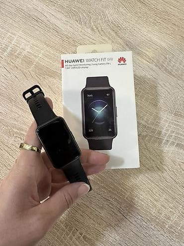 samsung a52 adapter: Smart saat, Huawei, Sensor ekran, rəng - Qara — 1