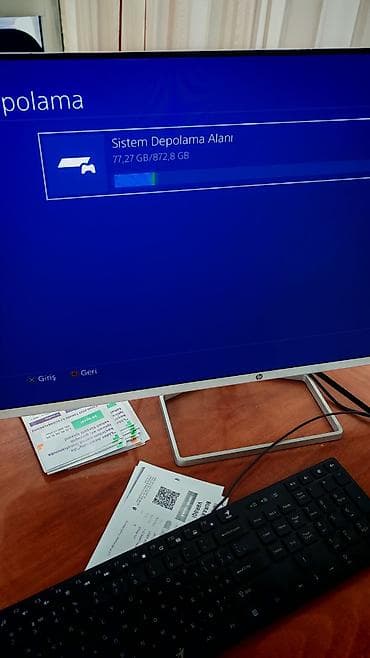 ps diskleri: Ps 4 slim 2 orjinal pult 2 disk Sistem 13.04 Zavod blomlu Yaddaş -1 tb — 5