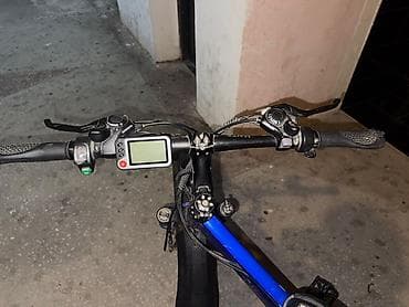 3 teker velosiped: Elektrik velosipedi – qalın təkərli “fat bike”, mavi rəng — 3