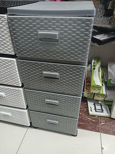 sumqayitda dolablar: 4 mert - 29 mnt 5mert - 33 mnt Rattan naxışlı plastik çekmecə dolabı — 6