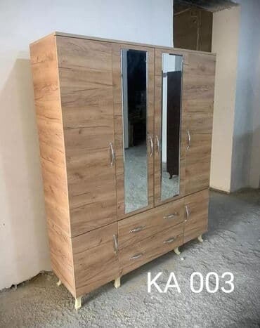 listurlar qiymeti: Новый, Распашной, 4 двери Прямой шкаф, Гардеробный шкаф, Азербайджан — 15