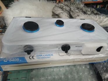 stolustu qaz peci: Плита Газовая, Настольная, 3 конфорки, Новый — 9