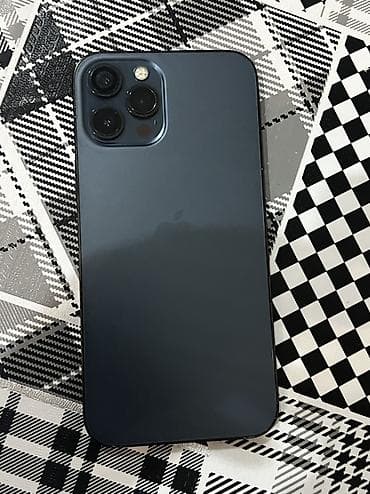 IPhone 12 Pro Max, 128 GB, Pacific Blue, Simsiz şarj — 1