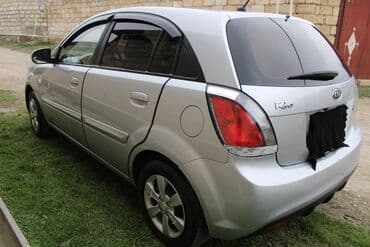 15 disklər: Kia Rio hatchback – gümüşü rəngdə, 5 qapılı şəhər avtomobili. Xarici — 5