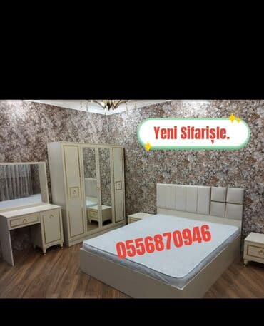 ders masaları: İkinəfərlik çarpayı, Dolab, 2 tumba, Termo, Azərbaycan, Yeni — 11