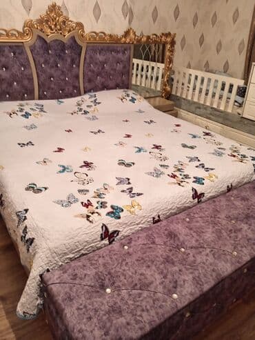 Детская мебель: Двуспальная кровать, 2 тумбы, Азербайджан, Б/у — 5
