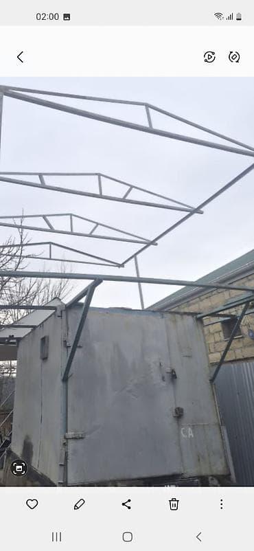 Metal karkaslı tent/afdarma örtüyü üçün konstruksiya - Material