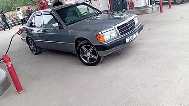 mercedes ucuz: Mercedes-Benz 190E (W201) sedan - Kuzov: 4 qapılı sedan, metalik boz — 7
