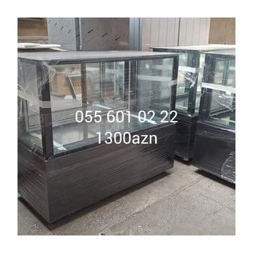 soyuducular gəncə: - Şüşə vitrin soyuducu (daşüstü dekorativ işıqlı, çoxrətli rəflər, LED — 5