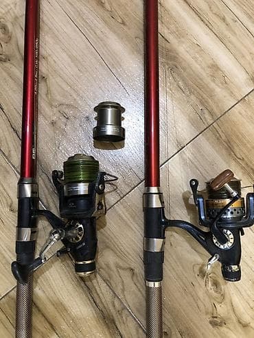 ovcular: Balıq tutmaq üçün 2 ədəd teleskopik qamış dəsti - Marka/model — 10