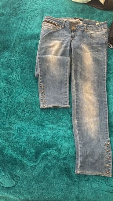 утягивающее белье для полных женщин: - Məhsul: Geniş kəsimli denim şalvar - Material: 100% koton denim - — 8