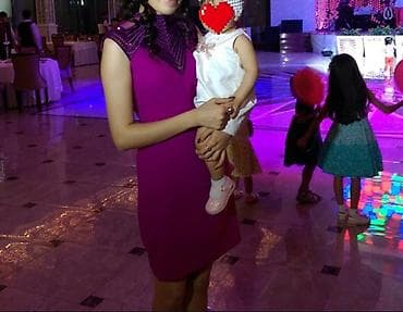 veçer donları: Qadın qısa don – fuksiya rəngi - Model: qolsuz, mini uzunluq, bədənə — 4