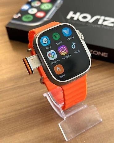 Yeni, Smart saat, Sensor ekran, rəng - Narıncı