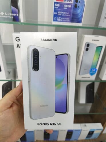 Samsung Galaxy A36, 128 GB, rəng - Gümüşü, İki sim kartlı