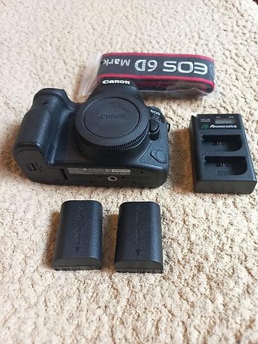 canon eos r6 mark iii: Canon 6D Mark ii ideal veziyyetde tep teze. Max probeq 4k-dan az — 7