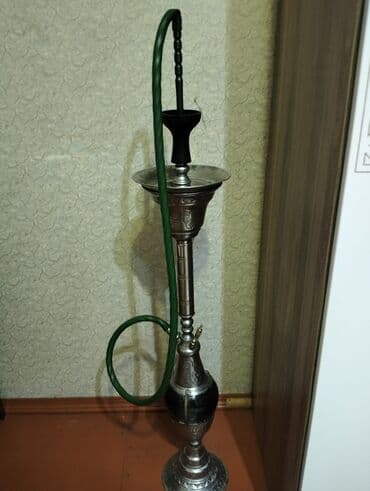 Metall nargilə – klassik şərq üslubu - Material: əsasən cilalanmış
