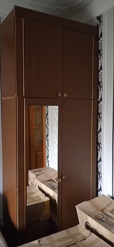 3 qapılı, Güzgülü, Qəhvəyi, Digər material, Açılan, Düz dolab lalafo.az -da 3 qapılı, Güzgülü, Qəhvəyi, Digər material, Açılan, Düz dolab