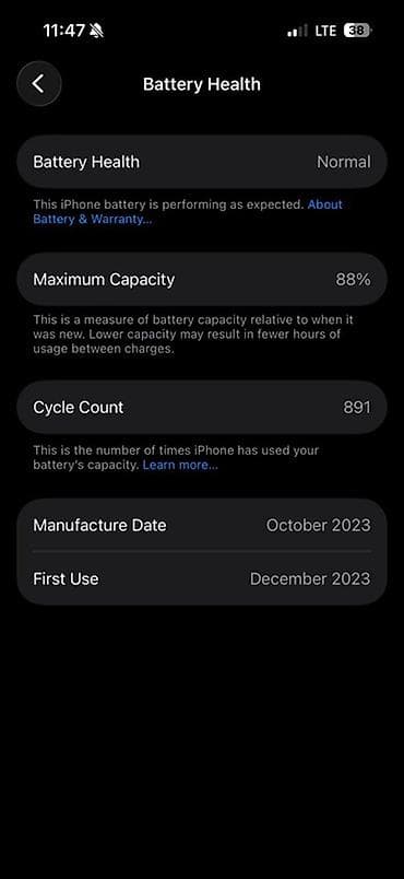IPhone 15 Pro, 256 GB, Gümüşü, Face ID — 8