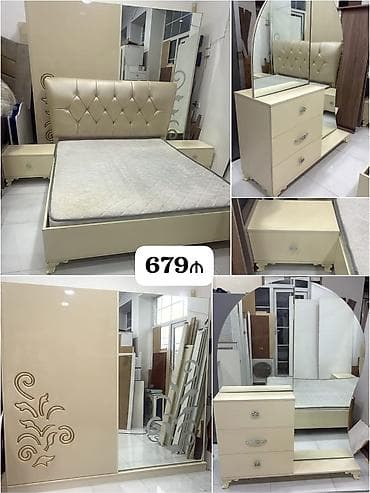 perla mebel gence: Yataq mebeli 679 manat.Olcu dolab H240/E 220/D 65.Taxt — 1