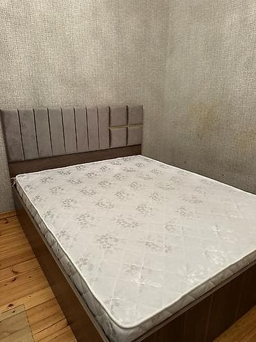 divan taxta: İki nəfərlik çarpayı və döşək dəsti - Ölçü: təxmini 160x200 sm — 2