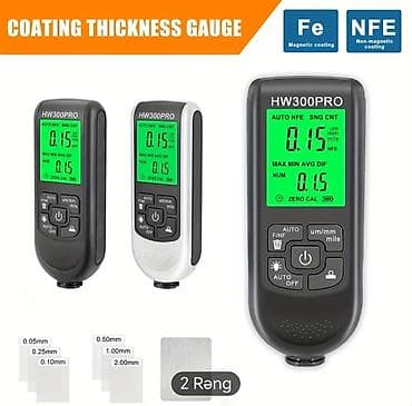 HW300PRO örtük qalınlığı ölçən cihaz - Metal səthlərdə boya/lak/örtük