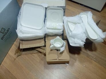 Digər dəstlər və servizlər: Nahar dəsti, rəng - Ağ, Farfor, 6 nəfərlik, Türkiyə — 2