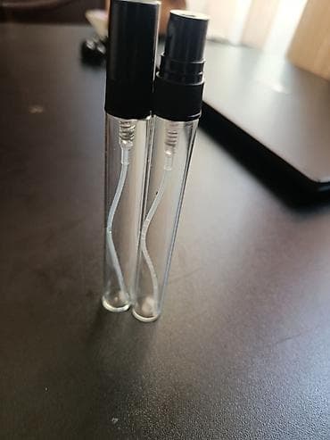 Şüşə ətir nümunə qabları – spreyli - Həcm: təxminən 2–3 ml (səyahət — 3