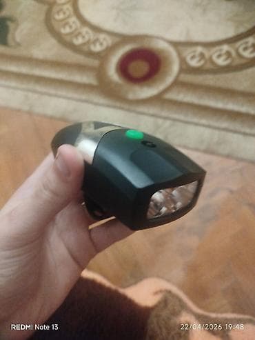 Velosiped üçün ön işıq və siqnal cihazı - Güclü LED farası: Gecə