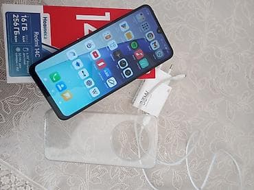 Redmi 14C, 256 ГБ, цвет - Черный, Сенсорный, Отпечаток пальца, Две SIM карты