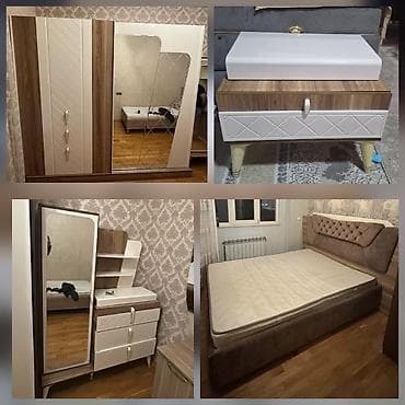 ortopedik dosek: Yataq dəsti satılır 670₼. 2 ilin mebelidir. Matrası var.Ünvan Həzi — 1